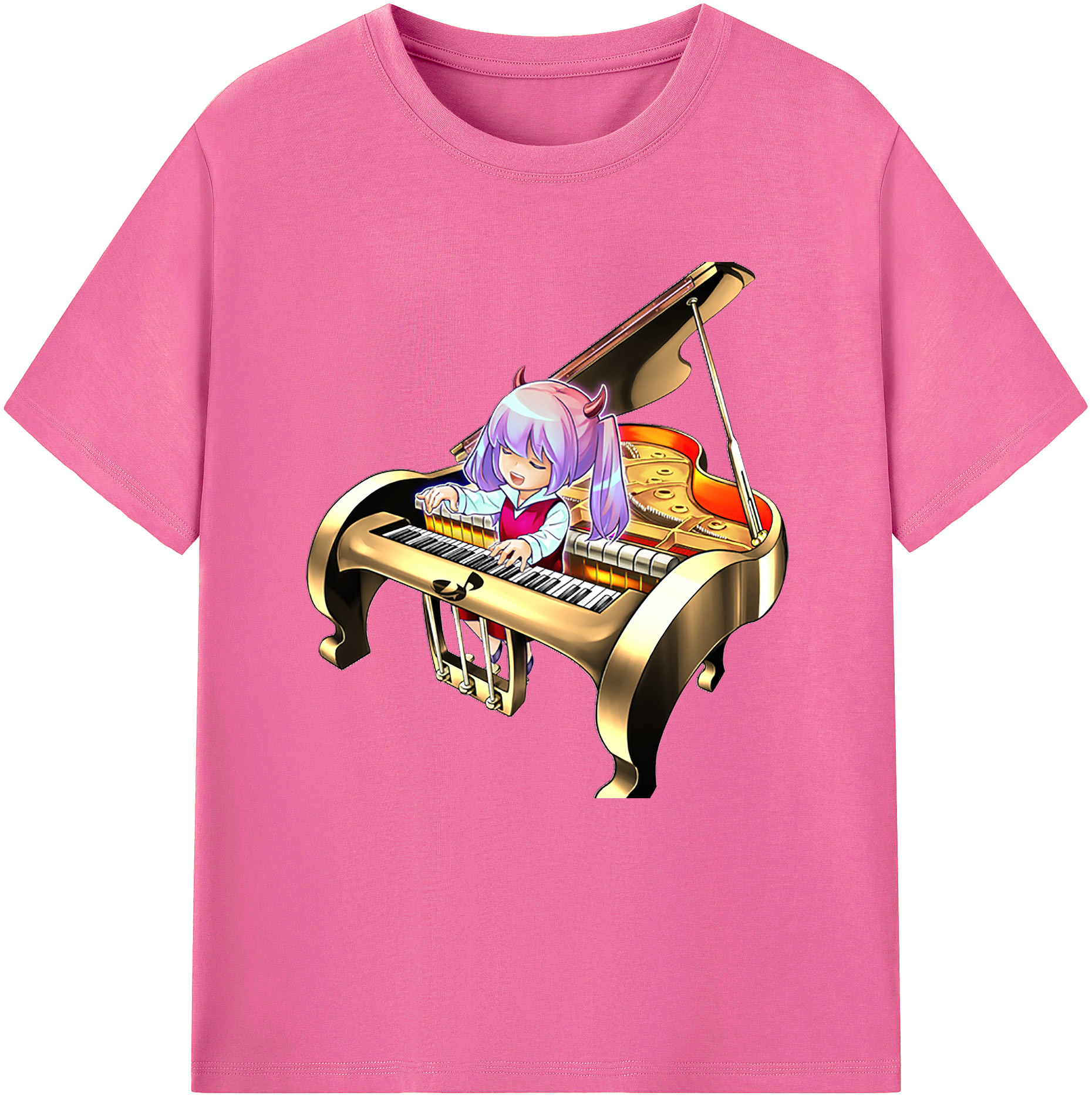 （画像用） 遊☆戯☆王 Yu-Gi-Oh! レディースカジュアルプリントTシャツ（綿100％）